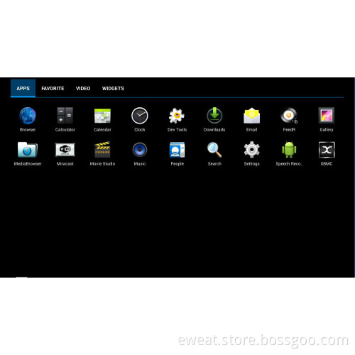 Realtek 1195 Android 4.4 3D media player 4k Full HD 1080p XBMC preinstalled Miracast / Airplay Bluetooth4.0